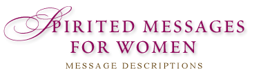 Spirited Messages for Women | Meetings, Retreats & Conferences
